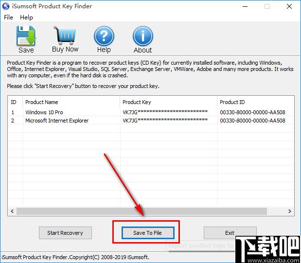 iSumsoft Product Key Finder下载,密钥查找,密码恢复